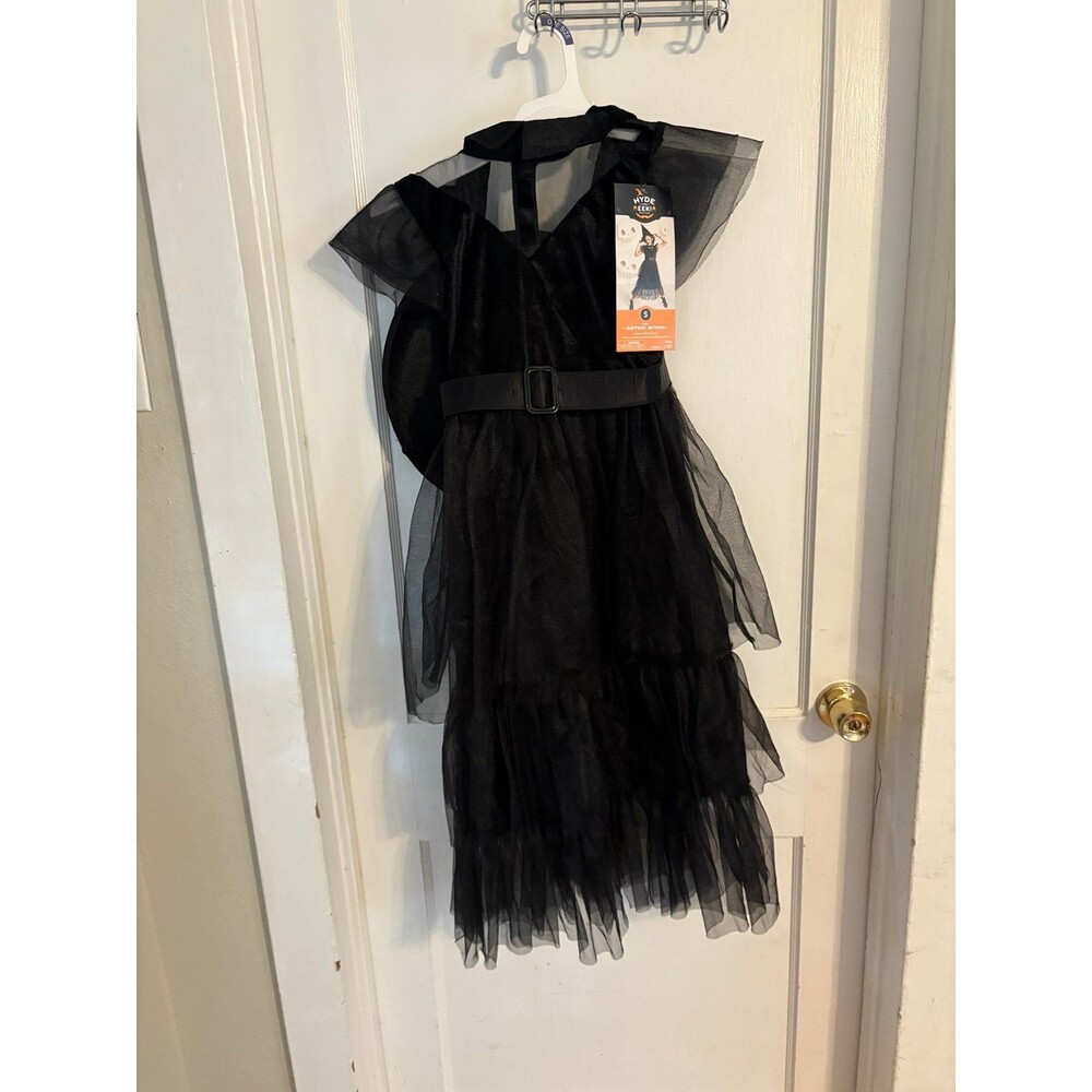 Gothic Witch Girls Costume Dress Size S New